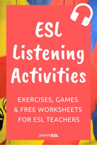 Esl Teaching Elementary, Esl Listening Activities, High School Esl, Esl Learning, Teaching English Language Learners, Listening Activities, English Listening, Esl Teaching Resources, Esl Classroom