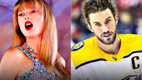 Despite being Taylor Swift's neighbour, Roman Josi was denied entry to one of her parties. Jake Gyllenhaal And Taylor Swift, Roman Josi, Jake Gyllenhaal And Taylor Swift Memes, Nhl, Swift, Taylor Swift