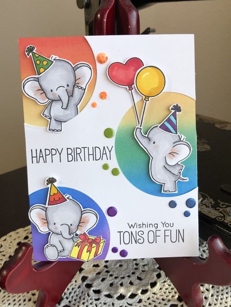 Kid Birthday Cards Handmade, Elephant Cards Handmade, Kids Birthday Cards Handmade, Children’s Birthday Cards, Kids Cards Handmade, Elephant Card Ideas, Elephant Parade Cards, Children’s Handmade Birthday Cards, Elephant Birthday Cards Handmade