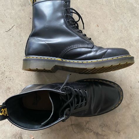 Dr. Martens 1460 Black Dr Martens Shoe, Shoe Care Kit, Doc Martens Boots, Care Kit, Doc Martens, Dr. Martens Boots, Black Boots, Combat Boots, Boots