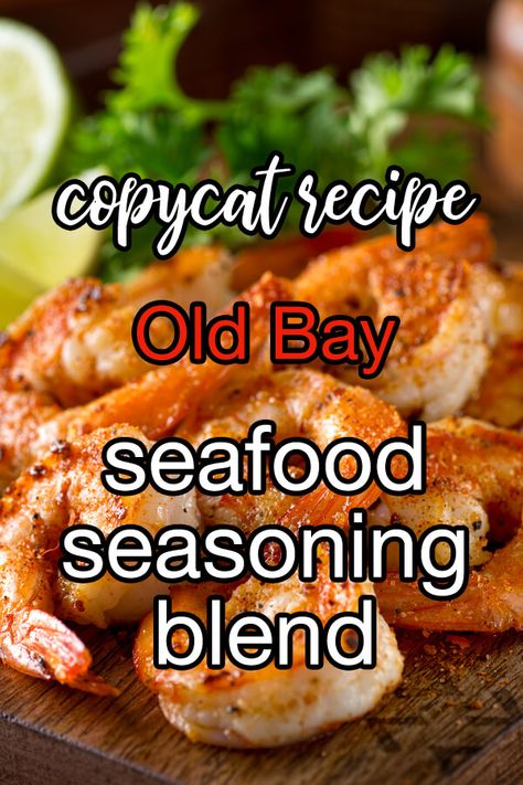 Seafood Spice Blend, Homemade Seafood Seasoning, Seafood Seasoning Recipe, Old Bay Seasoning Recipe, Meal Board, Seasoning For Fish, Diy Mixes, Seafood Mix, Dry Mixes