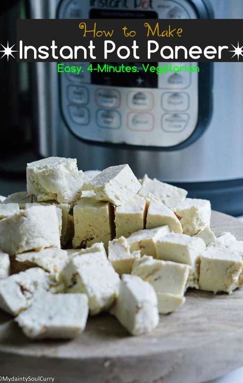 Instant Pot Paneer, Homemade Paneer, How To Make Paneer, Cooking Recipes For Dinner, Kitchen Basics, Gluten Free Recipes For Dinner, Paneer Recipes, Easy Instant Pot Recipes, Instapot Recipes