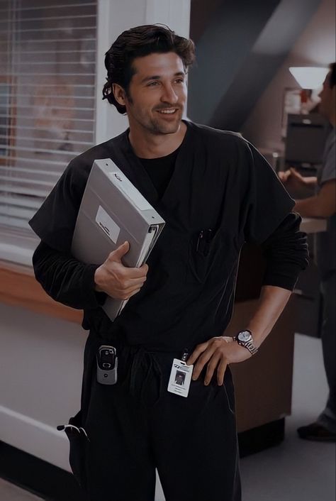 Dr Shepherd, Patrick Demsey, Patrick Dempsy, Dr Mcdreamy, Greys Anatomy Men, Greys Anatomy Derek, Greys Anatomy Episodes, Meredith And Derek, Jackson Avery