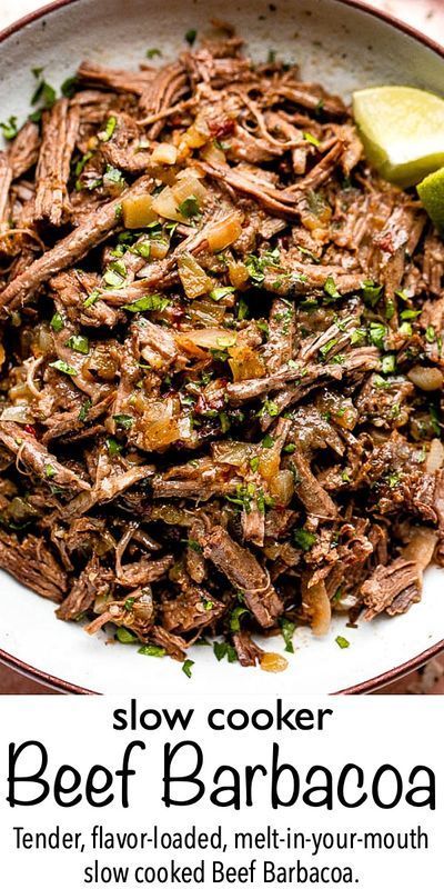 Slow Cooker Beef Barbacoa, Beef Barbacoa Slow Cooker, Beef Barbacoa, Barbacoa Recipe, Mexican Flavors, Barbacoa Beef, Tacos Burritos, Slow Cooked Beef, Mexican Food Recipes Easy