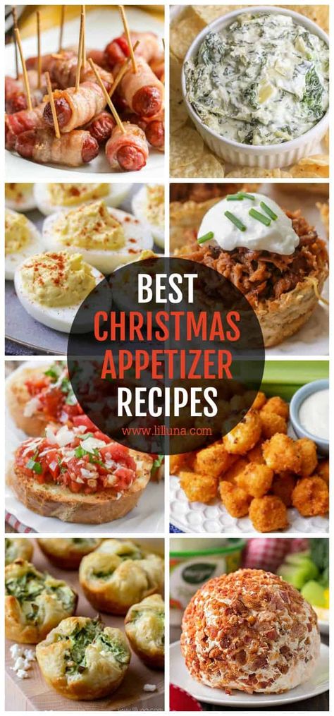 This round up includes all the best appetizers—ones that are easy to make ahead, healthy, made in the crock pot, and appetizers that are always winners! #christmasappetizers #appetizers #christmas #appetizerrecipes Christmas Eve Appetizers, Make Ahead Christmas Appetizers, Holiday Appetizers Christmas, Winter Appetizers, Best Christmas Appetizers, Christmas Appetizers Easy, Christmas Appetizer, Appetizers Christmas, Festive Appetizers