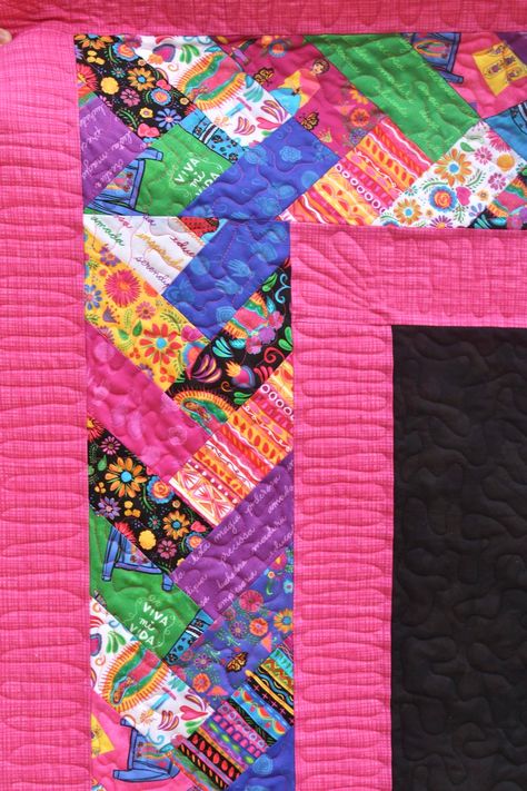 How to Make a Prairie Braid Quilt Border — Bayhill Studio Border For Panel Quilt, Herringbone Quilt Border, Round Robin Quilt Borders, Braided Borders For Quilts, Borders Quilt Ideas, Border Print Quilts, Quilt Panel Border Patterns Free, Scrap Quilt Borders Ideas, Braided Quilt Border