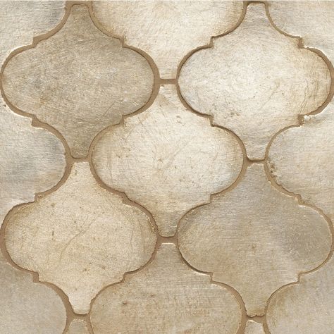 CONTESSA ARABESCO -SILVER LEAF - Walker Zanger Contemporary Kitchen Tiles, Eclectic Design Style, Walker Zanger, Arabesque Tile, Contemporary Tile, Contemporary Farmhouse, Contemporary Sofa, Eclectic Design, Painting Tile