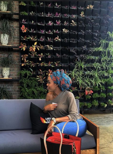 Head Wrap Street Style, Black Turban Head Wraps, Head Wrap Outfit Casual, Headwrap Outfit, Headscarf Ideas, September Goals, Headwrap Hairstyles, African Hair Wrap, Head Wrap Styles