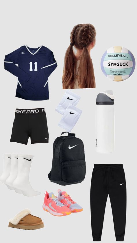 Outfits For Volleyball Practice, Volleyball Outfits With Leggings, Volleyball Outfits For School, Volleyball Aesthetic Outfits, Softball Fits, Volleyball Shorts Outfit, Volleyball Attire, Volleyball Girls Outfits, Volleyball Fits