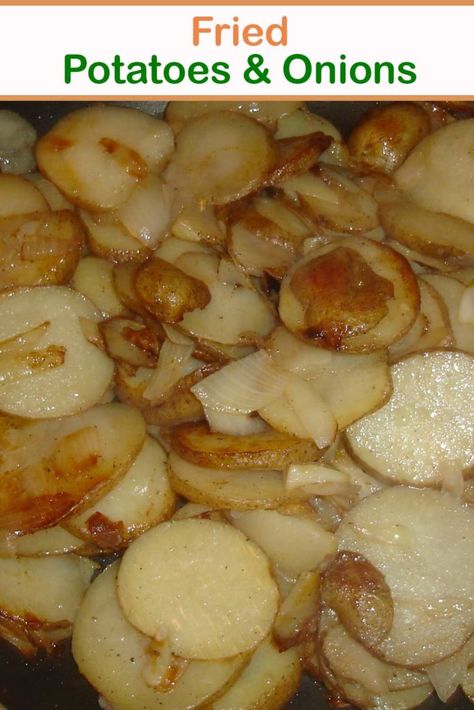 Fried Potatoes & Onions – Cooking Fever Homefries Recipe, Sliced Fried Potatoes, Pumpkin Deviled Eggs, Cook Potatoes, Cooking Fever, Sliced Onion, Potatoes And Onions, Red Skin Potatoes, Potatoes Onions