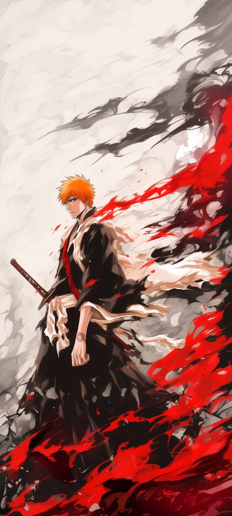 Taro Sakamoto, Bleach Ichigo Bankai, Ichigo Kurosaki Wallpaper, Bleach Drawing, Bleach Funny, Trending Aesthetic, Byakuya Kuchiki, Bleach Anime Ichigo, Bleach Anime Art