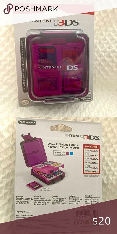 Nintendo 3DS Game Case Nintendo 3ds Xl Games, Nintendo Ds Accessories, Modded 3ds, Starstruck Movie, Nintendo Ds Case, Diy Nintendo, Nintendo 3ds Case, New Nintendo 3ds Xl, 3ds Games