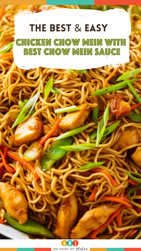 Chinese Chicken Chow Mein, Noodles Recipes With Chicken, Chew Mein Recipes, Chicken Chow Maine Recipes, Chicken Chow Mein Recipe Authentic, Chow Maine Recipes, Dinner Then Dessert Recipes, Chicken Chow Mein Sauce, Chicken Chow Mein Recipe Old Fashioned