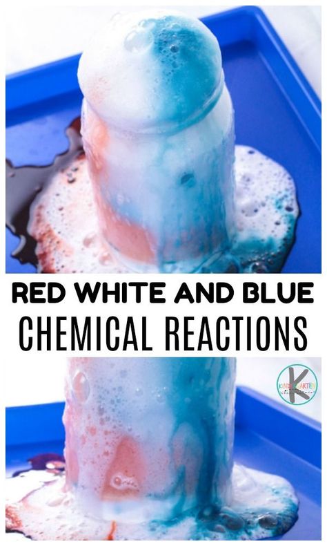 Red White and Blue Science Project - this is such a fun, easy science experiment for toddler, preschool, kindergarten, first grade, and 2nd grade kids. It is not only an easy presidents kids activities, but also a fun activity for independence day, 4th of july, and more. #4thofjuly #4thofjulyactivities #kidsactivities #science Independence Day Activities, Memorial Day Activities, Fourth Of July Crafts For Kids, Toddler Science Experiments, Preschool Science Activities, Summer Science, Science Experiments For Preschoolers, 4th July Crafts, Easy Science Experiments