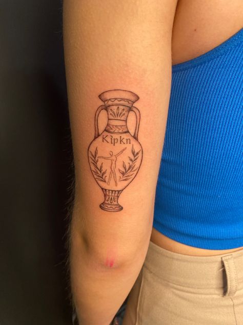 Circe Tattoo Ideas, Circe Goddess Tattoo, Amphora Tattoo, Greek Tattoo, Like A Tattoo, Goddess Tattoo, Mythology Tattoos, Greek Tattoos, Dream Future