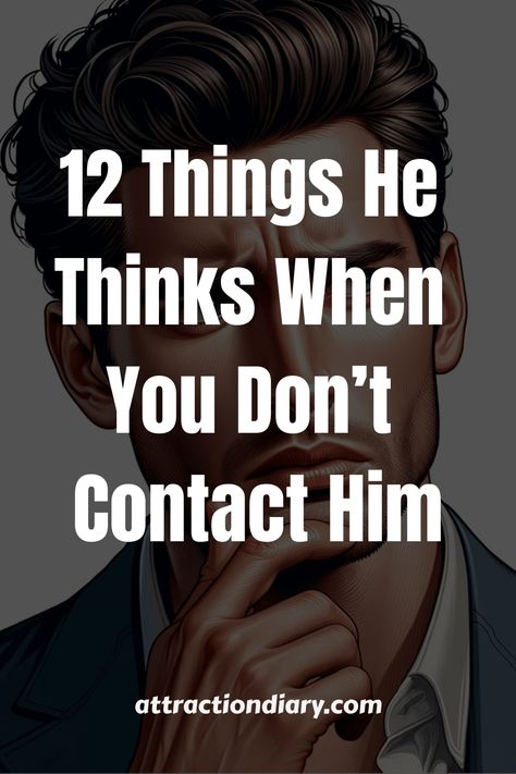 What happens in a man’s mind when you stop reaching out? Unveil the truth about his thoughts during no contact. When He Stops Talking To You, Make Him Miss You, Morning Texts, No Contact, Good Comebacks, Girl Thinking, Good Morning Texts, Stop Talking, A Guy Who