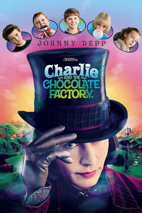 Johnny Depp Willy Wonka, Charlie Bucket, Charlie Chocolate Factory, Film Netflix, Zombie Land, Charlie And The Chocolate Factory, Freddie Highmore, Tim Burton Films, Adventure Movies