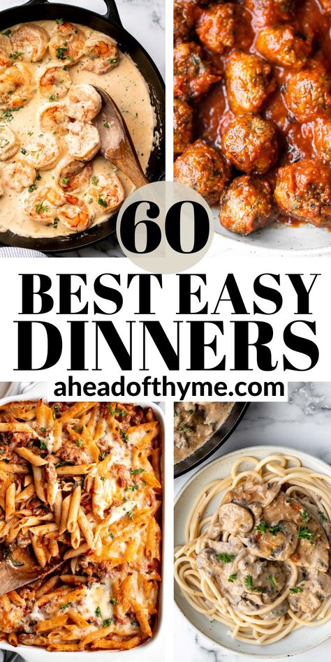 Out Of The Ordinary Dinner Recipes, Best Easy Dinners, Soups For Dinner, Easy Pasta Recipes Quick, Recipes Meatballs, Crowd Recipes, Takeout Recipes, Dinners Easy, Fast Dinner