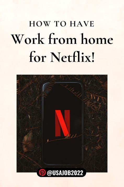 Work from home for Netflix! Typing Jobs From Home, Best Work From Home Jobs, Jobs For Moms, Amazon Work From Home, Hr Jobs, Amazon Jobs, Typing Jobs, Jobs For Freshers, Flexible Jobs