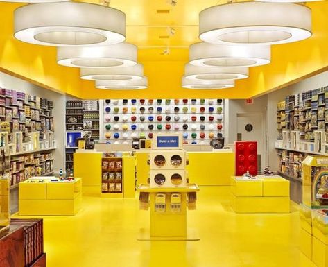 Toy Shop Display, Toy Store Design, Lego Shop, Shop Lego, Lego Store, Retail Concepts, Interior Design Guide, Lego Room, Corporate Interiors