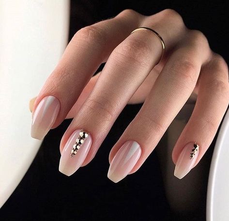 Ballerina Nails Short, Ballerina Nails Designs, Short Coffin Nails Designs, Short Coffin, Short Coffin Nails, Coffin Shape Nails, Coffin Nails Long, Ballerina Nails, Acrylic Nails Coffin Short