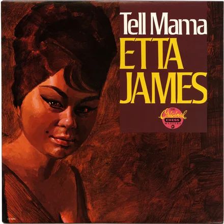 Etta James – <cite>Tell Mama</cite> album art Etta James, Classic Blues, Rare Vinyl Records, Marvin Gaye, Vinyl Music, Rhythm And Blues, Lp Vinyl, Record Store, Audiophile