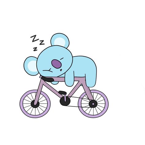 Koya namjooning Koya Bt21, Bt 21, Fanart Drawing, Bts Bt21, September 2, Happy Valentines, Happy Valentines Day, Happy Valentine, Bicycle