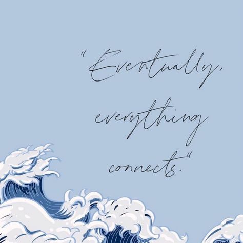 Happi Habits on Instagram: ““Eventually, everything connects.” 🌊 • • • #happihabits #happicommunity #gratitude #inspire #positivity #connection #believe #truth” Eventually Everything Connects, Everything Connects, Light Movement, Everything Is Connected, Get Off Me, Hot Topics, Daily Reminder, Make Me Happy, Gratitude