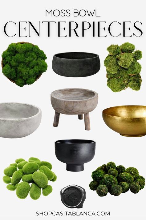 Transform your home decor with charming Moss Centerpieces made easy! Explore budget-friendly DIY ideas to create stunning centerpiece bowls using faux moss. Perfect for adding a touch of greenery and texture to your table decor. Moss Balls Decor Centerpieces, Moss Centerpieces Diy, Diy Olive Tree, Bowl Centerpiece Ideas, Moss Bowl Centerpiece, Faux Plant Decor, Centerpiece Bowls, Bowl Centerpieces, Moss Centerpiece