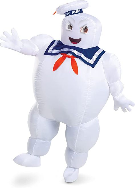 Marshmallow Man Costume, Ghostbusters Stay Puft, Stay Puft Marshmallow Man, Ghostbusters Costume, Marshmallow Man, Stay Puft, Inflatable Costumes, Costume Themes, Mens Halloween Costumes