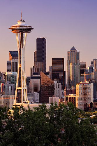 Soft Morning Light - Seattle, WA Seattle Street, Seattle Photos, Seattle Photography, Space Needle Seattle, Usa Cities, Downtown Seattle, Washington Usa, Luxury Holidays, Vacation Places