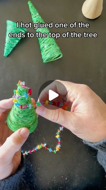 Timm Sevitz on Instagram: "After making the string christmas trees, you can decorate them however you want. This is how i make the DIY felt craft holiday lights garland. This is a great Christmas holiday craft activity idea for older kids and teens. Easy Christmas felt tree ornaments craft. #christmascrafts #christmastree #easycrafts #holidaycrafts #christmasdiy" Felt Tree Ornaments, Felt Crafts Christmas, Felt Tree, Felt Crafts Diy, Christmas Felt, Felt Craft, Holiday Craft, Diy Felt, Craft Activity