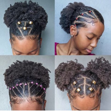 Natural Hairstyles For Afro Hair, Peinados Afro Cortos 4c, Hairstyles For Short Hair Natural Hair, Simple Hairstyles For Natural Hair, Hair Styles For Natural Hair Black Women, Short Natural Curly Hairstyles, Short Afro Styles, Rubber Band Hairstyle, Hairstyles For Short Natural Hair