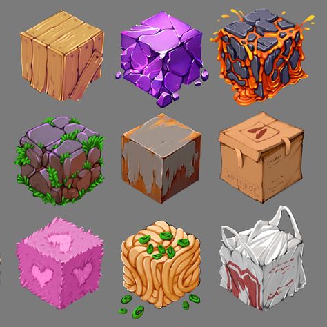 "Textured isometric cube" by our callboy Texture Cubes, Isometric Cube, Art Cube, Isometric Drawing, Polynesian Art, Texture Drawing, Hand Painted Textures, Cube Pattern, 3d Cube