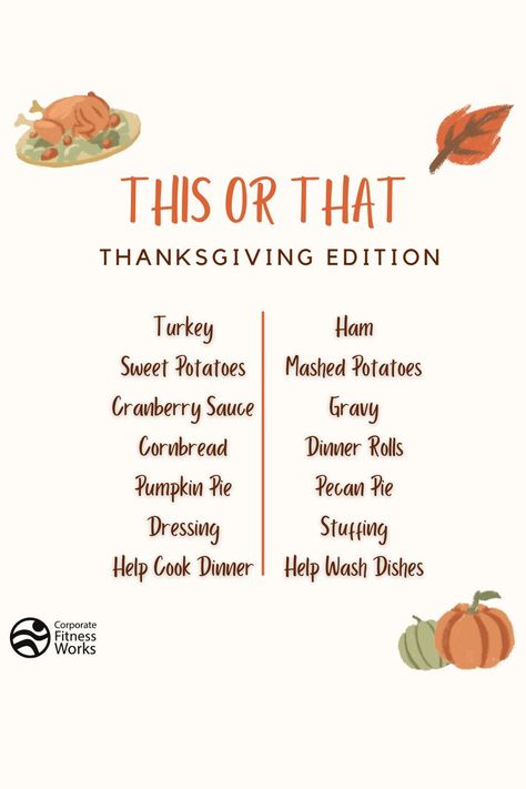 This or That? #playalong #thisorthat #thanksgivingfun #teamcfw Thanksgiving This Or That, Cornbread Dinner, Turkey Ham, Thanks Giving, Holiday Foods, Green Bean Casserole, Thanksgiving Fun, Mashed Sweet Potatoes, Cranberry Sauce