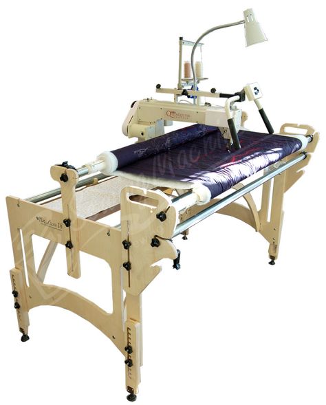 Queen Quilter 18" Long Arm Quilting Machine w/ Stitch Regulator & Wood Frame Quilting Machine Frame, Quilt Frame, Tin Lizzie, Bobbin Winder, Sawing Machine, Loom Knitting Stitches, Quilting Machines, Machine Embroidery Quilts, Long Arm Quilting