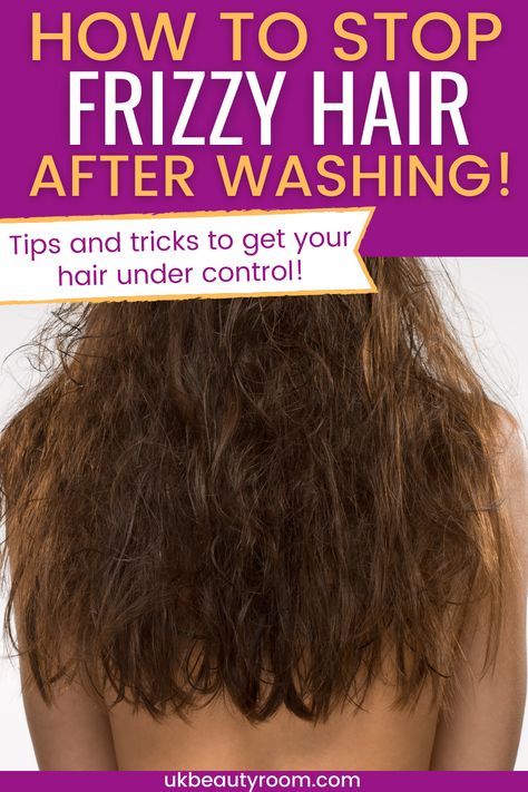 Are you looking for ways to stop frizzy hair after a shower? I will reveal to you 9 of the best products for frizzy hair in humidity! You will be able to get instantly glossy hair using these techniques and products! If you always end up with flyaway hair after a shower, then read on to find out exactly how to stop frizzy hair after washing!

This post is all about how to stop frizzy hair after washing Stop Frizzy Hair, Frizzy Hair Remedies, Thick Frizzy Hair, Hair Frizz Control, Control Frizzy Hair, Frizzy Wavy Hair, Defrizz Hair, Flyaway Hair, Frizzy Hair Tips