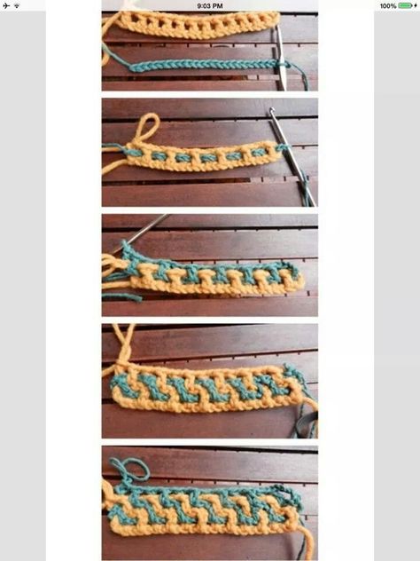 Super cute! Basket Weave Crochet, Basketweave Stitch, Crochet Geek, Pola Sulam, Crochet World, Crochet Stitches Tutorial, Knit Stitch Patterns, Crochet Stitches Patterns, Crochet Stitch