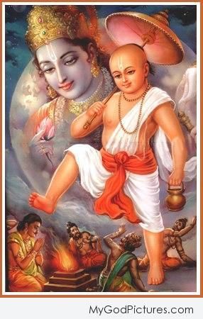 Lord Vamana Ji - God Pictures Vishnu Incarnation, God And Goddess, Onam Festival, Lord Vishnu Wallpapers, Hindu Mythology, Krishna Radha Painting, The Hindu, Krishna Pictures, Lord Vishnu