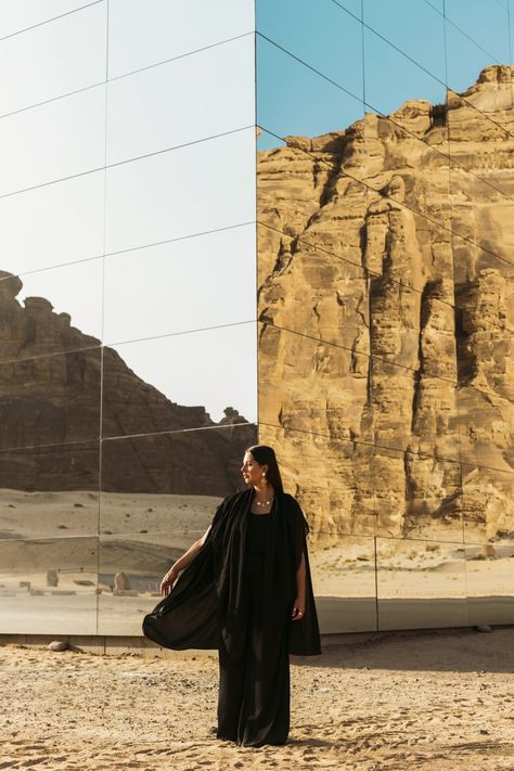 Mirrored Maraya concert hall in Al Ula, Saudi Arabia Alula Saudi Arabia Aesthetic, Saudi Outfit, Saudi Tourism, Al Ula Saudi Arabia, Alula Saudi Arabia, Saudi Aesthetic, Vision Board Photos, Couple Pose, Arabic Language