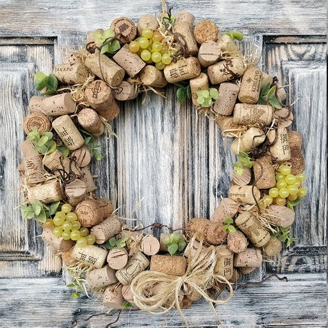 Wine cork christmas trees