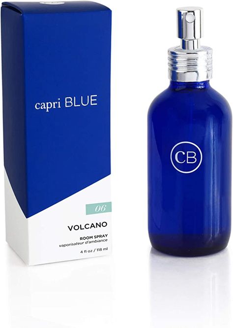 Amazon.com: Capri Blue Volcano Room Spray – Air Fresheners for Home w/Bright Floral Fragrance – Long-Lasting Air Freshener Spray – Richly Scented Home Fragrance Spray for an Instant Refresh (4 oz) : Health & Household Capri Blue Volcano, Blue Volcano, Air Freshener Spray, Best Home Fragrance, Home Air Fresheners, Room Freshener, Diffuser Sticks, Room Scents, Citrus Fragrance