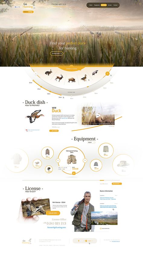 GoFishing / GoHunting on Behance Website Responsive, Ui Ux 디자인, Logos Retro, Best Website Design, Creative Website Design, Desain Editorial, Webdesign Inspiration, Dropshipping Store, Creative Web Design