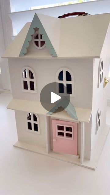 Diy Doll House Furniture Easy, Doll House Makeover, Dollhouse Makeover, Portable Doll House, House Makeovers, Be Prepared, Dolls House, My Daughter, Stay Tuned