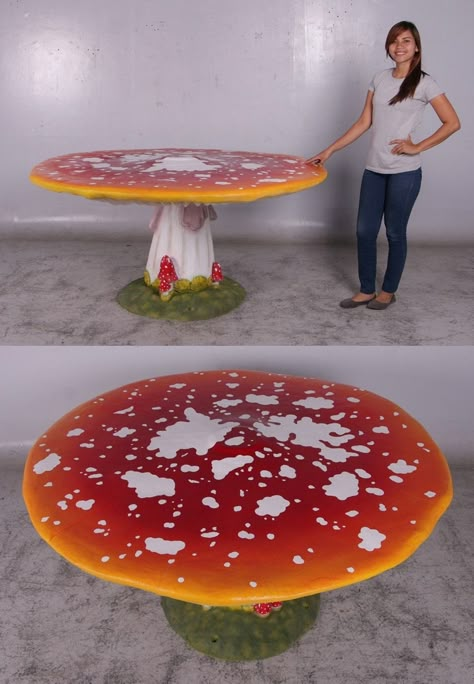 mushrooms,cottagecore,etsy Mushroom Stool And Table, Mushroom Dining Table, Diy Mushroom Chair, Mushroom Table Diy, Mushroom Coffee Table, Diy Mushroom Table, Diy Mushroom Stool, Mushroom Table And Chairs, Mushroom Table And Stools