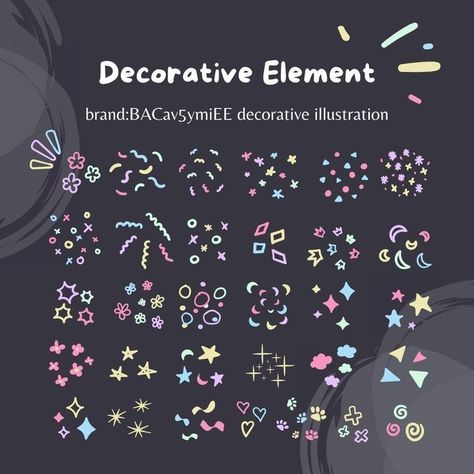 Cute Decoration Element fontkeyword 🥘 Dashed Line, Scribble Drawing, Line Doodles, Keyword Elements Canva, Doodle Frames, Groovy Font, Scribble Art, Canvas Learning, Boyfriend Wallpaper