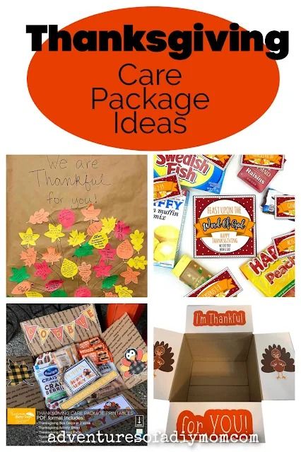 Find super cute Thanksgiving care package ideas! Perfect to send to missionaries, college students or military service members who are away from home. Mini Care Package Ideas, Missionary Gift Ideas, Thanksgiving Package Ideas, Thanksgiving Missionary Package Ideas, Christmas Missionary Package Ideas, Thanksgiving Care Package Ideas, Thanksgiving Care Package College, Thanksgiving College Care Package, Missionary Package Ideas