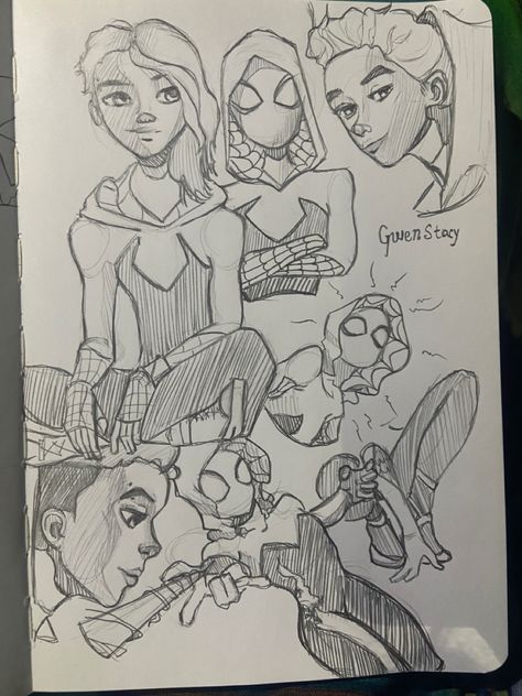 #spiderman #spidermanacrossthespiderverse gwen stacy #spidermanfanart #spidergwen #spidermanintothespiderverse spiderman fanart #art #sketches Gwen Spiderman Sketch, Gwen Spiderman Drawing, Spidergwen Art, Gwen Stacy Sketch Drawing, Spider Gwen Fan Art, Miles And Gwen Drawing, Gwen Stacy Art Drawings, Across The Spider Verse Sketch, Gwen Stacy Into The Spiderverse Fanart