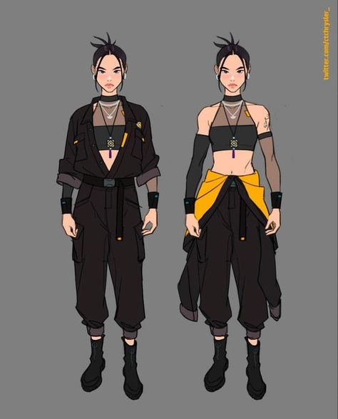 Drawing Oc Character Design, Ninja Character Design, Ninja Fashion, Oc Character Design, Cyberpunk Outfit, Ninja Outfit, Mode Hippie, Oc Character, Cyberpunk Fashion