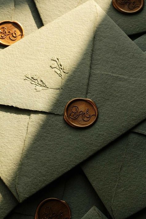 Custom Wax Seal, Handmade Invitations, Luxury Stationery, Greenery Wedding Invitations, Invitation Wording, Wax Stamp, Wax Seal Stamp, Wedding Invitation Wording, Paper Envelopes